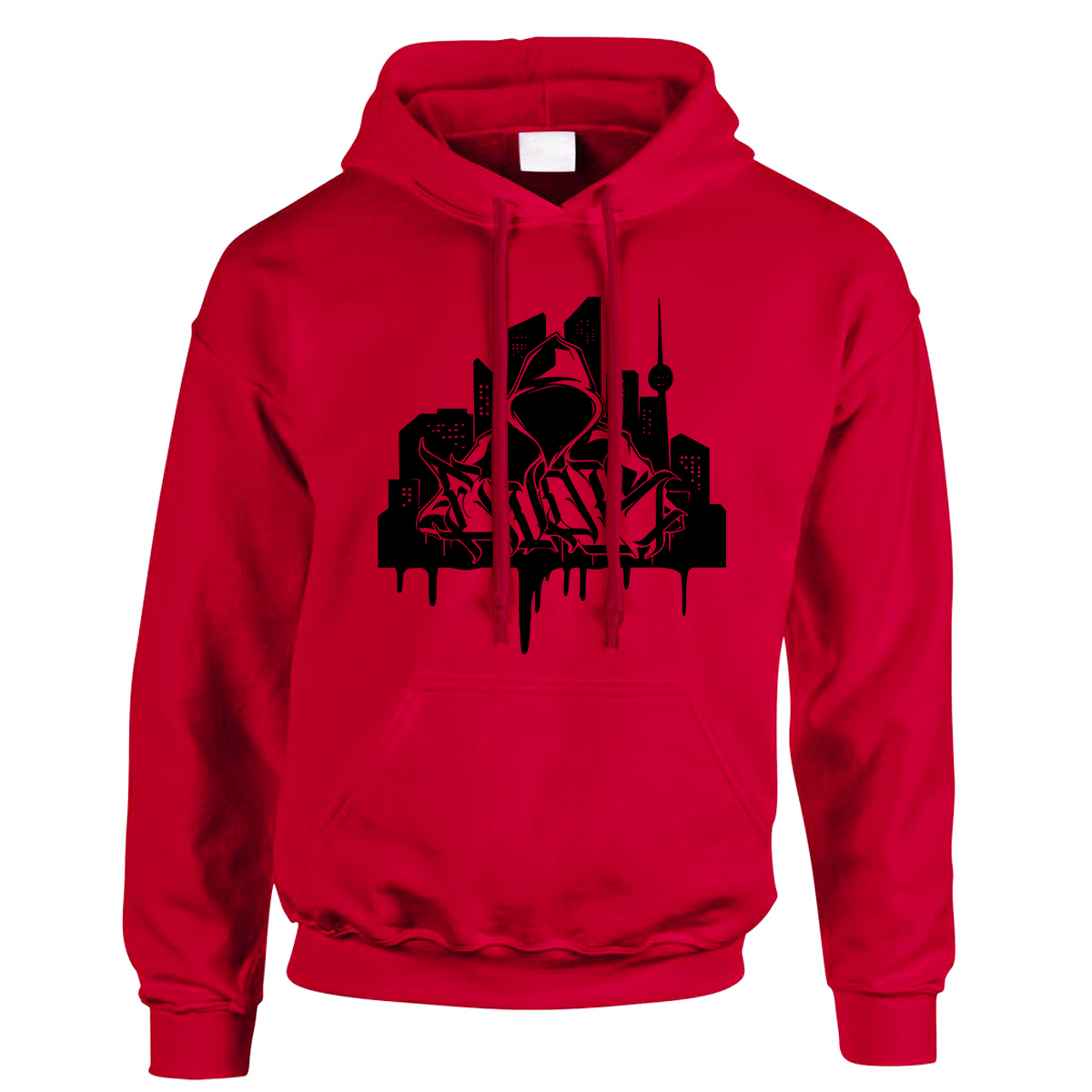 Bild von Evok 'Skyline' - HOODY (rot)